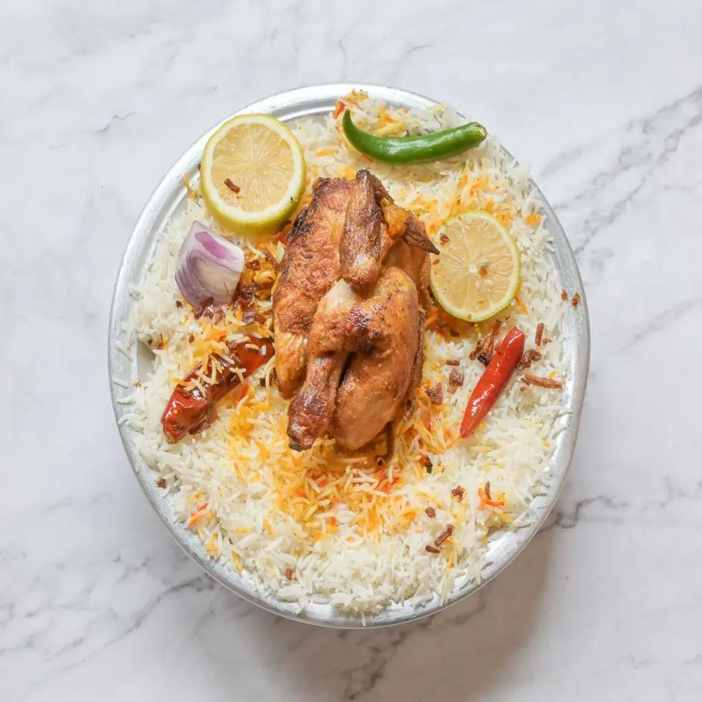 شواية دجاج أرز بشاور